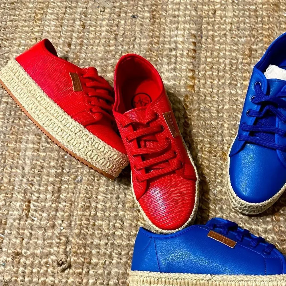 Red Espadrilles Sneakers